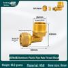 90° Male Thread Elbow Connector for Solar Water Heater/Floor Heating - Copper & Aluminum-Plastic Pipe