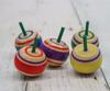 Traditional Wooden Spinning Set of 5 X 20 of for Commercial Use Tops, (Total 100)