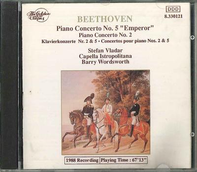CD STEFAN VLADAR - Beethoven Piano Concerto No.5 8330121 GOLDEN CLASSICK Non Japan Classical Used