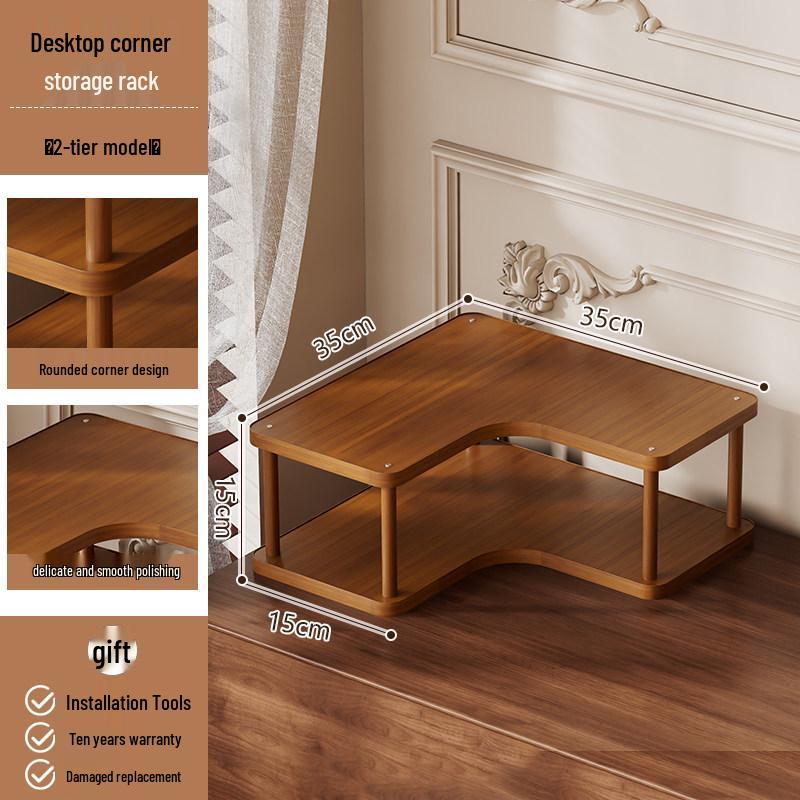 Xiyin Multi-Function Corner Desktop Cup Holder & Storage Shelf.