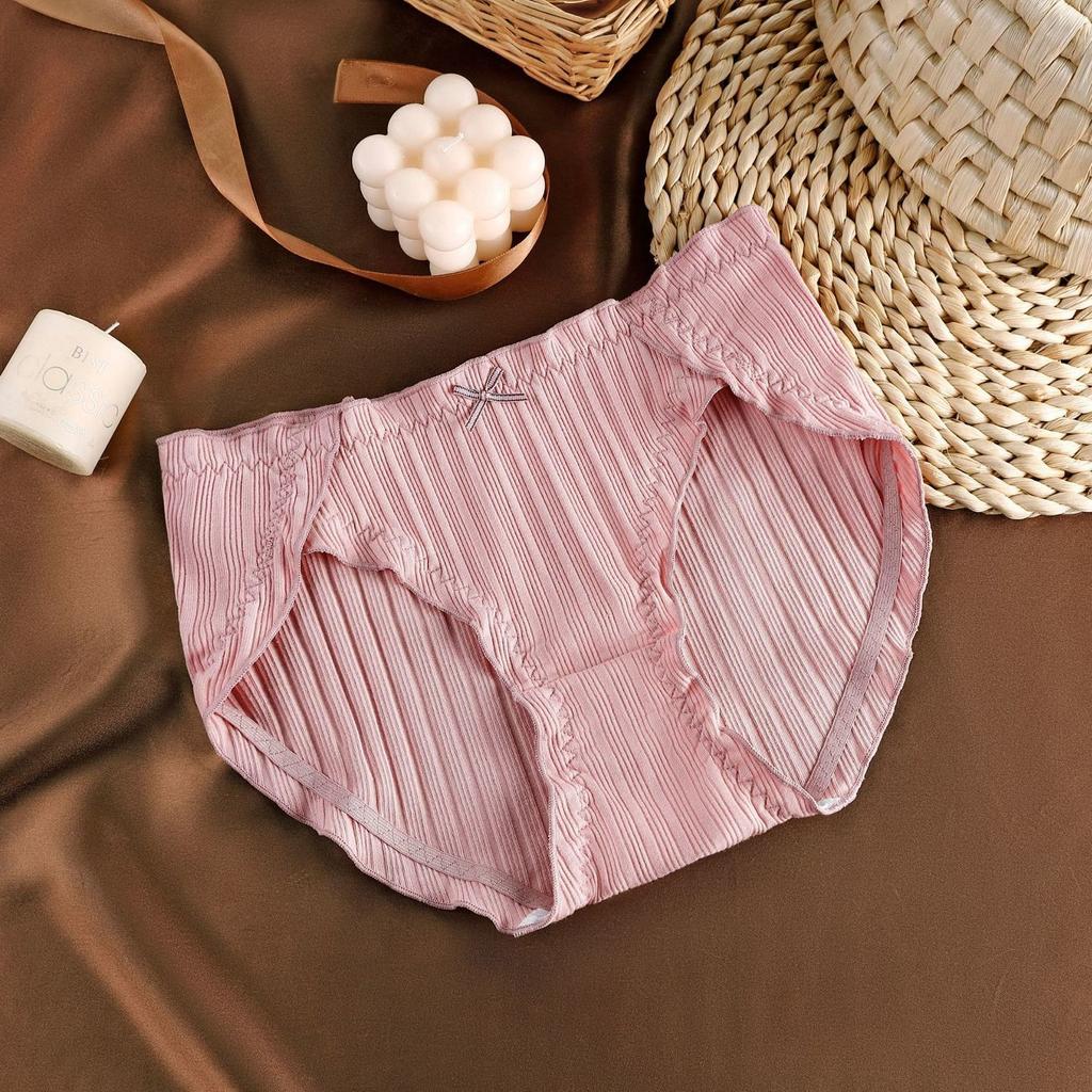 Panties Women's Antibacterial Student Mid-rise Sexy Lady Breathable Comfortable Large Size Briefs