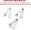 4-Dog Tangle-Free Leash – Detachable Independent Lines with Comfort Grip, Heavy-Duty Nylon for Multi-Dog Walks