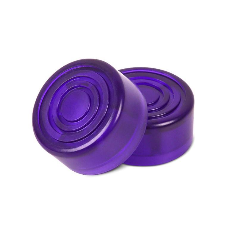 

10 шт. Накладки на футсвитчи, пластиковые бамперы, колпачки для педалей гитарных эффектов фиолетовый