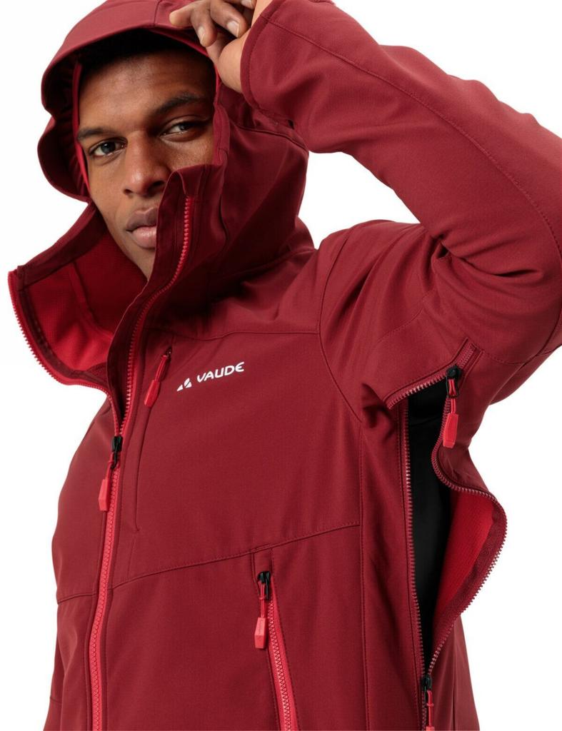 VAUDE Roccia II Softshell Jacket Men's Jacket Roccia II Carmine