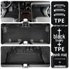 Toyota Sienna TPE Floor Mats for 7-Seater Models (2021-2025), Front Two Rows, Full Coverage.