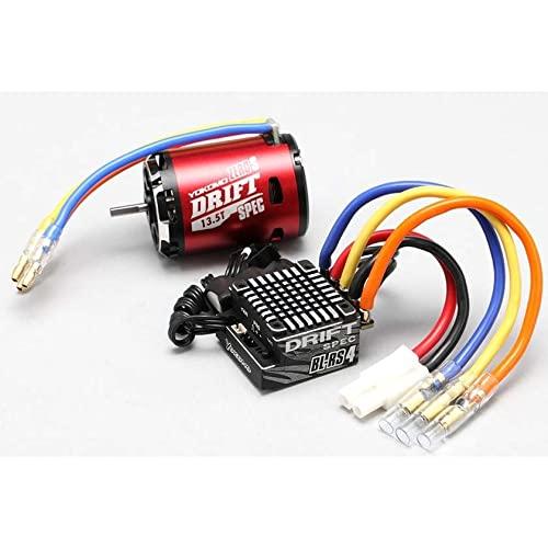 

YOKOMO BL-R4135DR/BL-RS4D Drift Spec Brushless Drift Kit with ZERO-S Brushless Motor 13.5T (Red) Combo Set