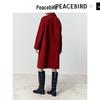 PEACEBIRD Women's New Chinese Style Double-faced Wool Coat