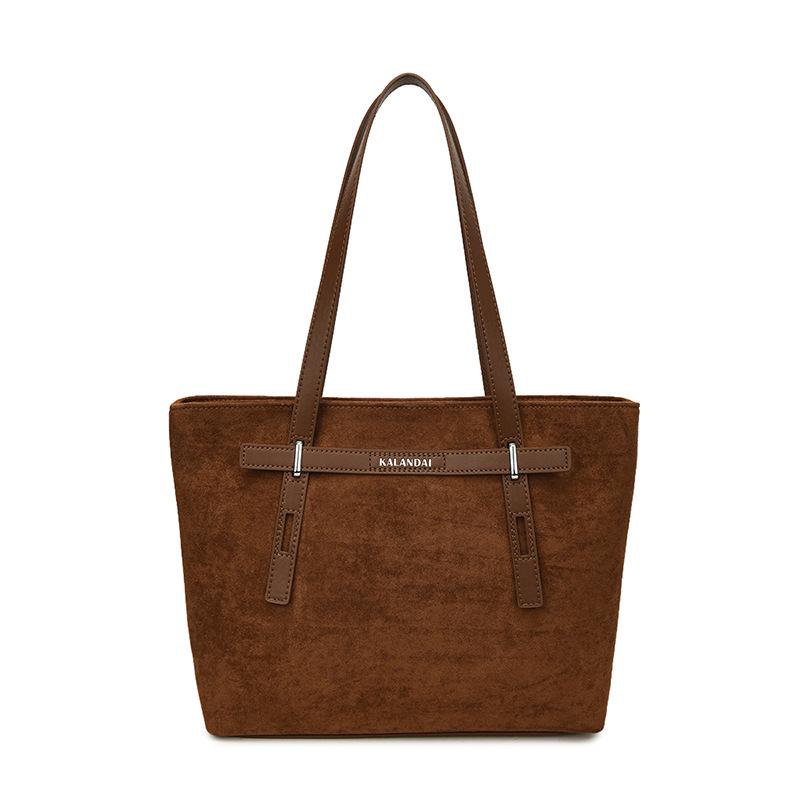 2025 New Leopard Print Women's Large Capacity Frosted Shoulder Tote - Versatile Retro Student Bag for Autumn/Winter