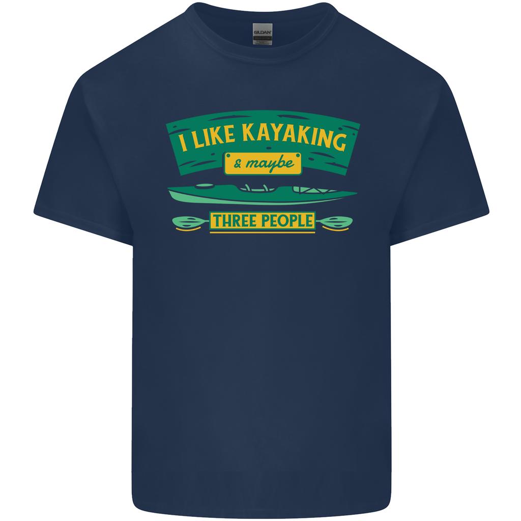 I Like Kayaking 3 People Funny Kayak Unisexs Light Cotton TShirt