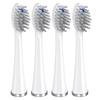 Cabeça de Escova de Reposição para Escova de Dentes Waterpik Sonic-fusion 2.0, Compacta, Branca, Pacote com 3, Cerdas Macias