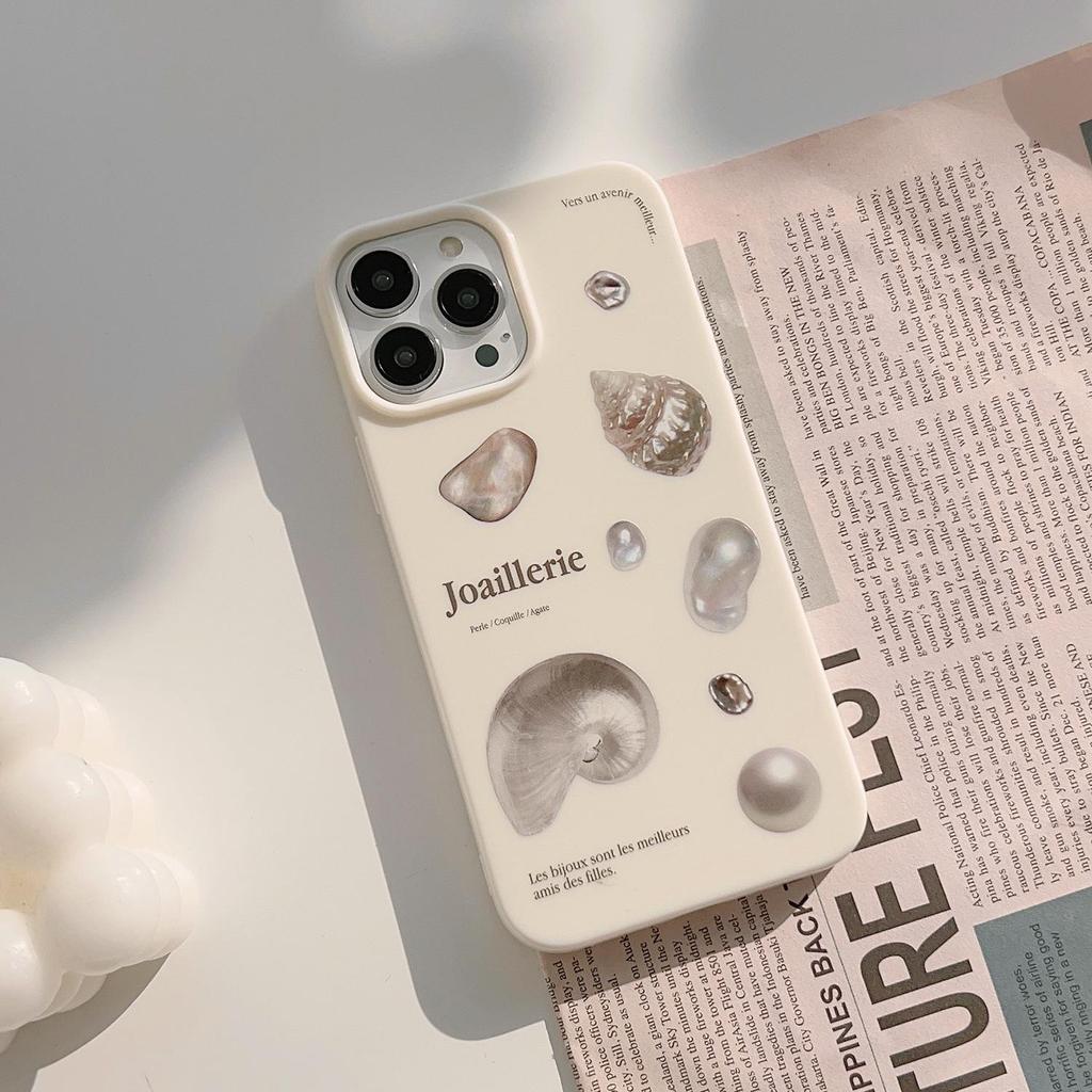 Creative Shell Pearl Phone Case for iPhone 17 iPhone 17 Pro Max