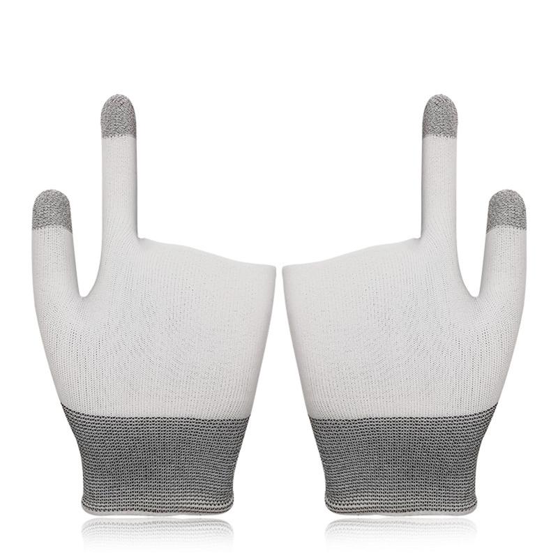 Mobile Game Controller Finger Cots Seamless Thumb Fingertip Cover Sweat-proof Two-finger Touch-screen Mobile Game Gloves