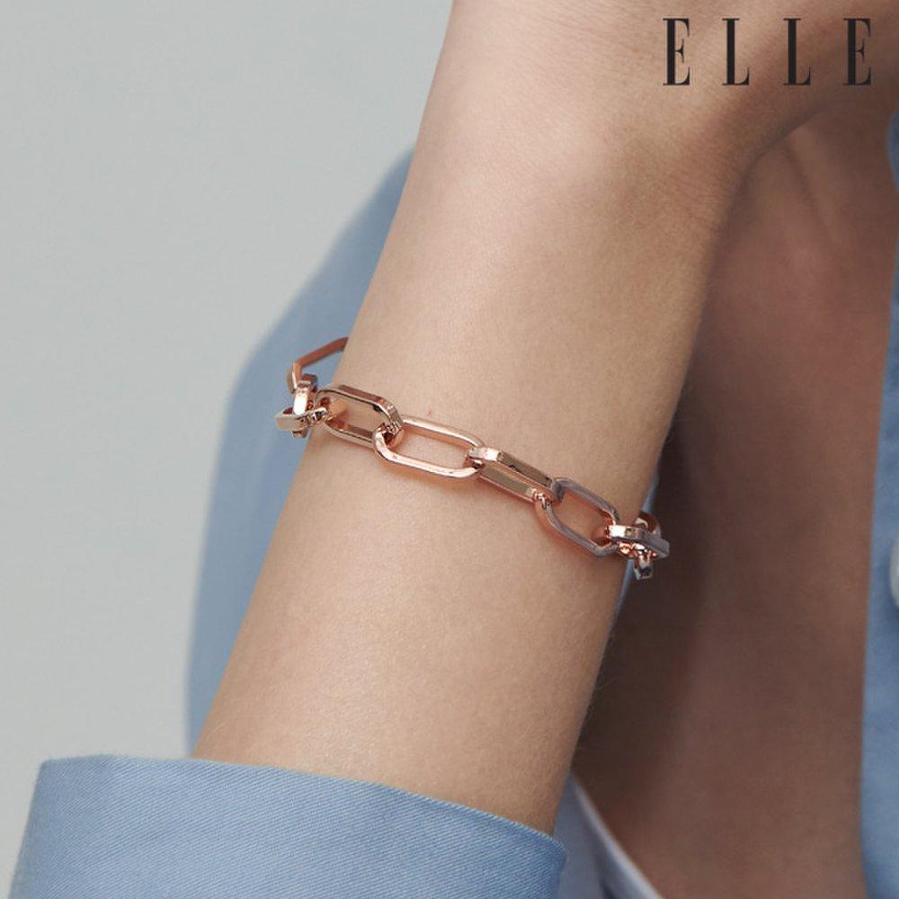 Square Clip Chain Bracelet Elbrbb084