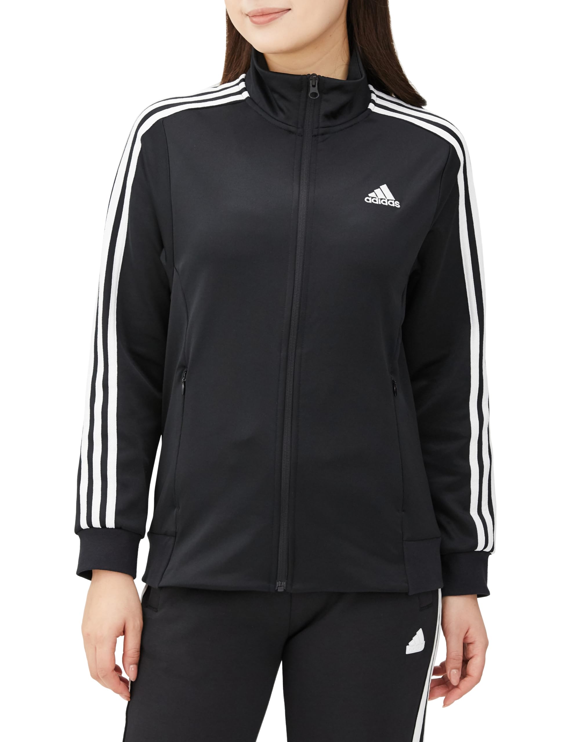 

Джерси Топ 3 Полоски Спортивный Топ [Adidas] Must-Have Женщины Черный/Белый (JF6367)