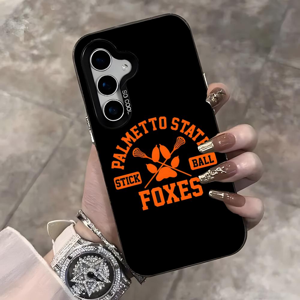 

The Foxhole Court Phone Case For Samsung S25 Ultra S23 S22 S21 S20 Ultra Plus S24 Fe A54 A55 Color Silver Cover Samsung S24 Plus