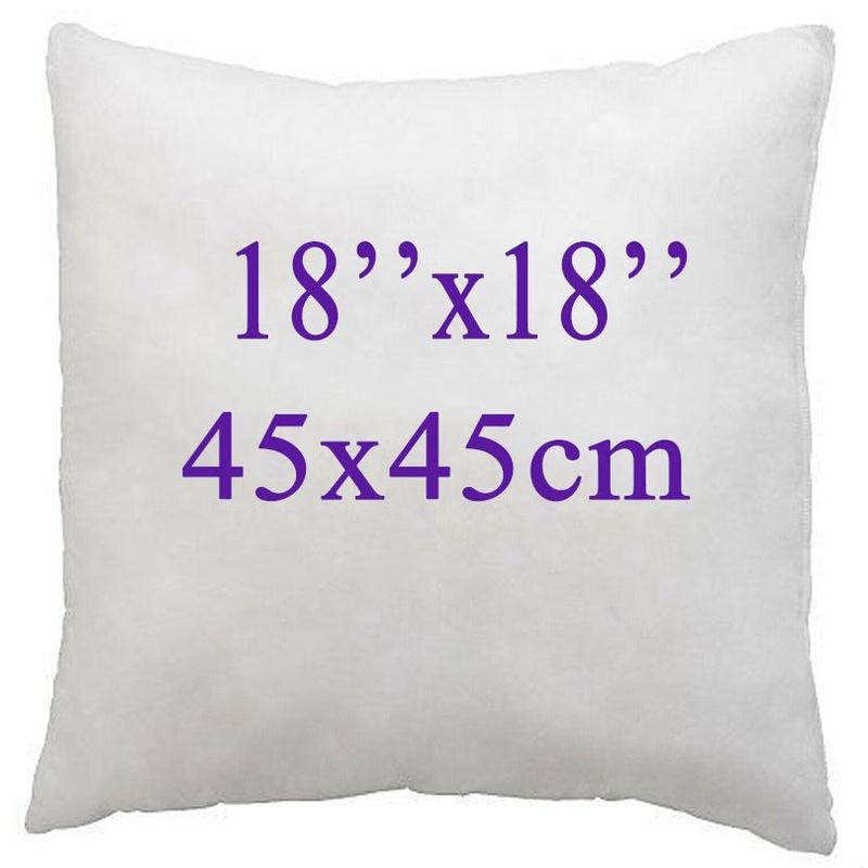 Inner Pads Cushion Inserts Fillers 14" 16" 18" Etc  Hollow Fiber Scatters Inners