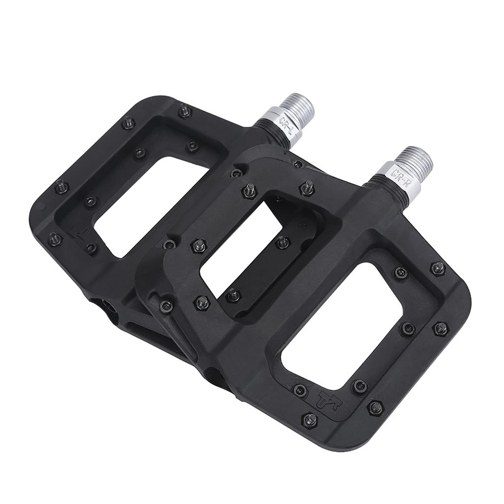 2Pcs Set Outdoor Bicycle Sealed Bearing Pedal Mountain Road Cycling Platform Bike Part Black