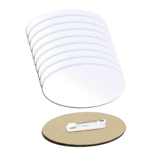 

10 шт./компл. DIY овальный бейдж с булавкой для офисных работников, студентов, удостоверение личности сотрудника