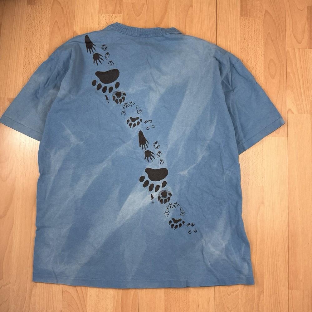 

Vintage 90s Idaho Project Wild Animal Conservation Henley TShirt Sun Faded Unisex T-Shirt M