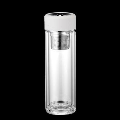 320ml Magnetic Double Wall Glass Tea Infuser Bottle