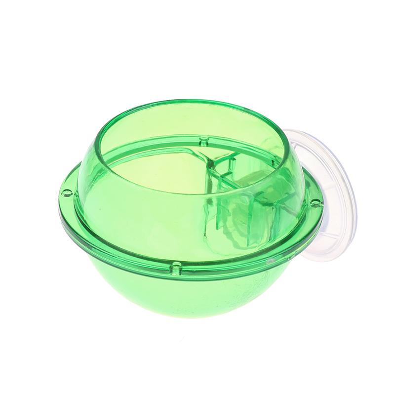 

Arboreal Reptile Live Anti-Escape Sucker Feeder Bowl Insect Worm Food Container For Lizard Gecko Chameleon Reptile Pet Bowl зелёный