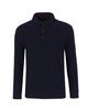 PERRY ELLIS Men'S Basic Long Sleeve Polo Shirt_Pe3Hfmtl51 [Navy]