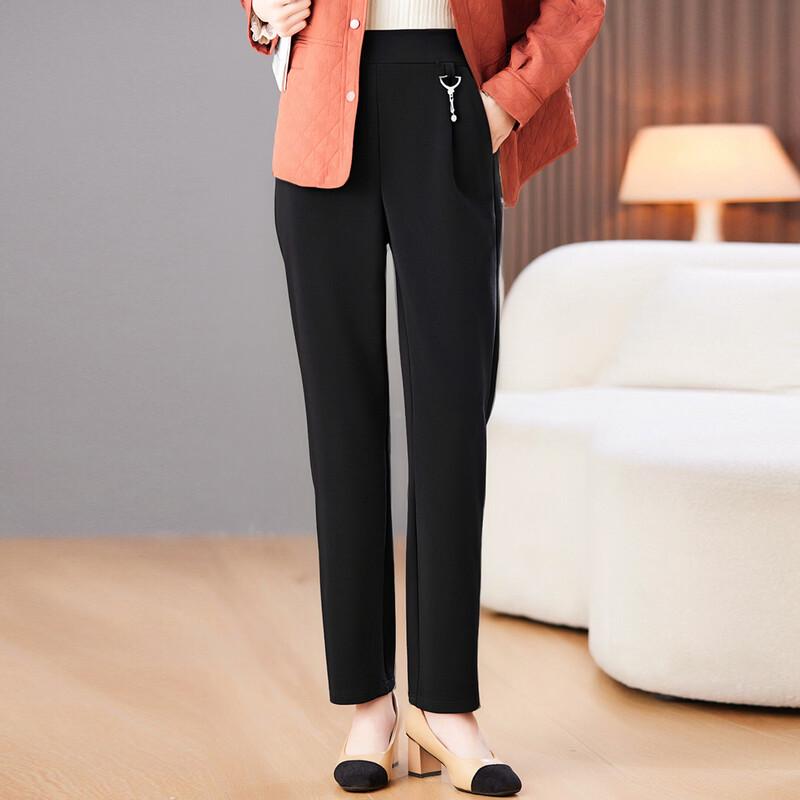 Paste Women's Elastic Waist Casual Long Pants
