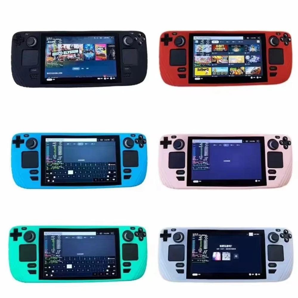 Silicone Protective Case for Steam Deck Game Console Full Package Anti-slip Protective Cover Accessories