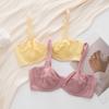 Doce cor conjunto de lingerie para as mulheres verão ultra fino push up sutiã conjunto francês sexy bralette tecido renda respirável sutiãs conjuntos tanga