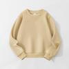 Customizable Kids' Solid Color Sweatshirt - Autumn Style Loopback Baby & Children's Wear