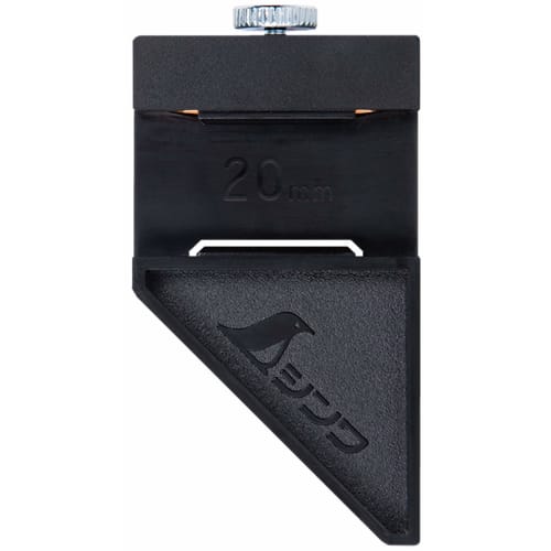 Shinwa Sokutei Stopper, Black, for Thick and Wide Curved Rulers, 12428