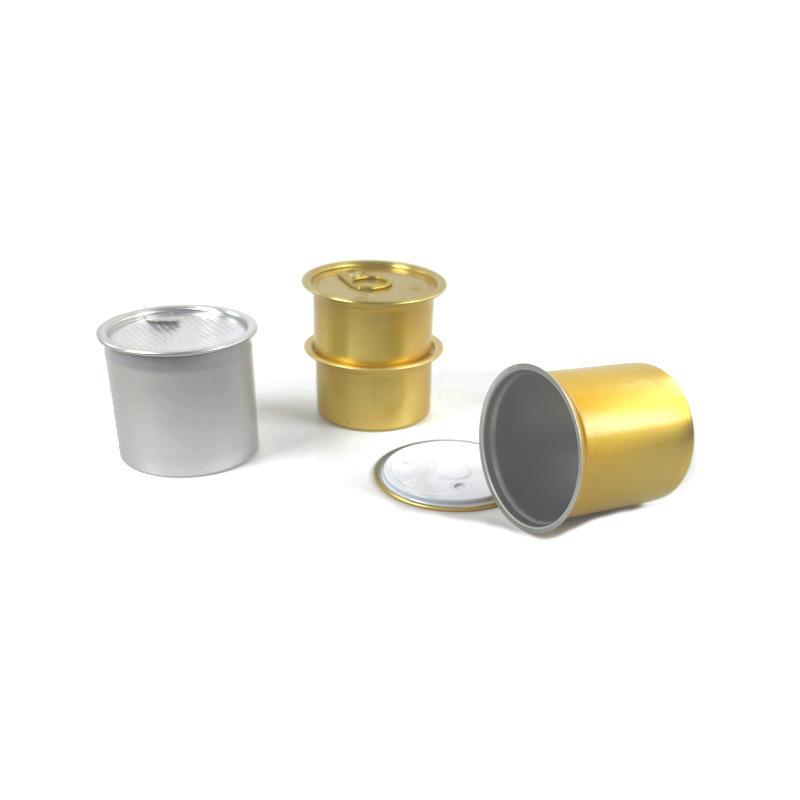 Tinplate Mini Metal Box Creative Sardine Can Shaped Storage Box Portable Metal Material Jewelry Pill Cases Portable Tin Boxes