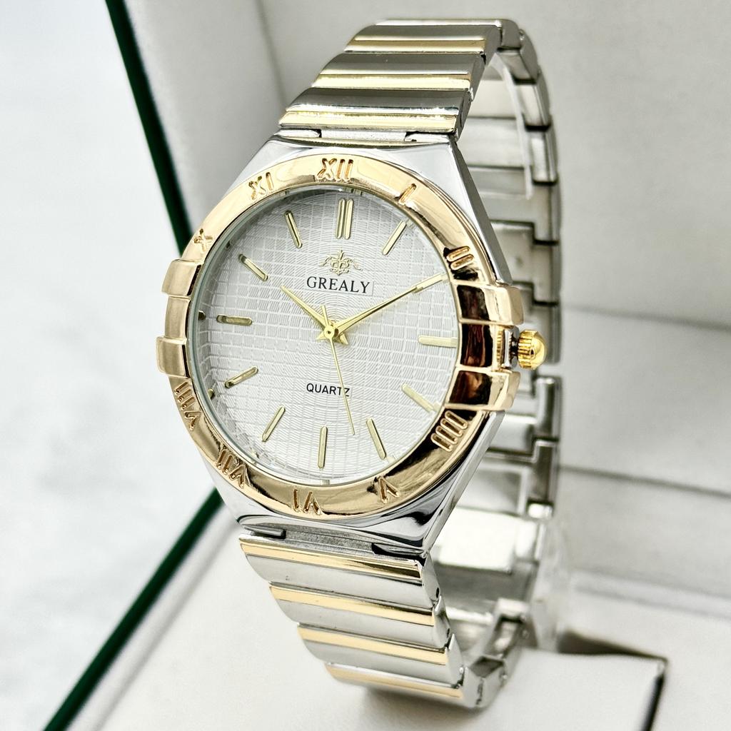 Men Watch Light Luxury Brand Waterproof Couple Watches Gold Classic Steel Women Fashion Quartz Wristwatch Gift