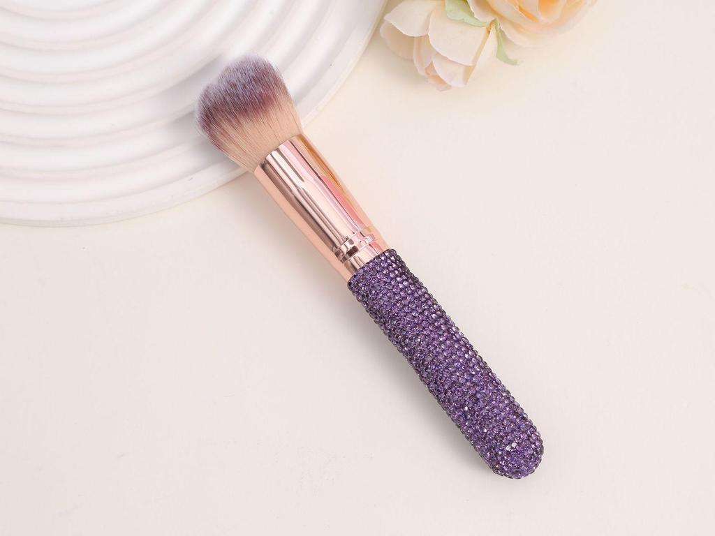 Diamond Handle Eyeshadow Brush - Soft Animal Hair Makeup Tool