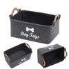 Toy Dog Basket Pet Storage Box Bin Organizer Toys Cat Accessory Container Bins Felt Baskets Containers Organizer