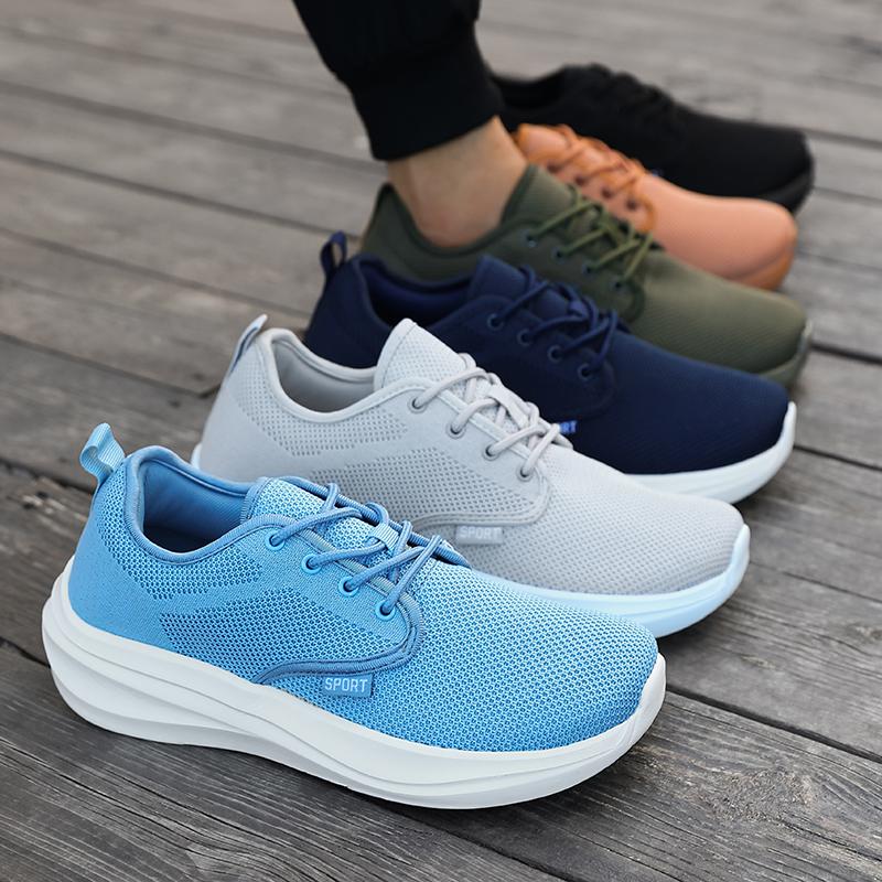 All Black Wide Toe Shoes For Men Breathable Comfortable Platform Minimalist Travel Shoes  Wide Toe Barefoot Casual Sneakers