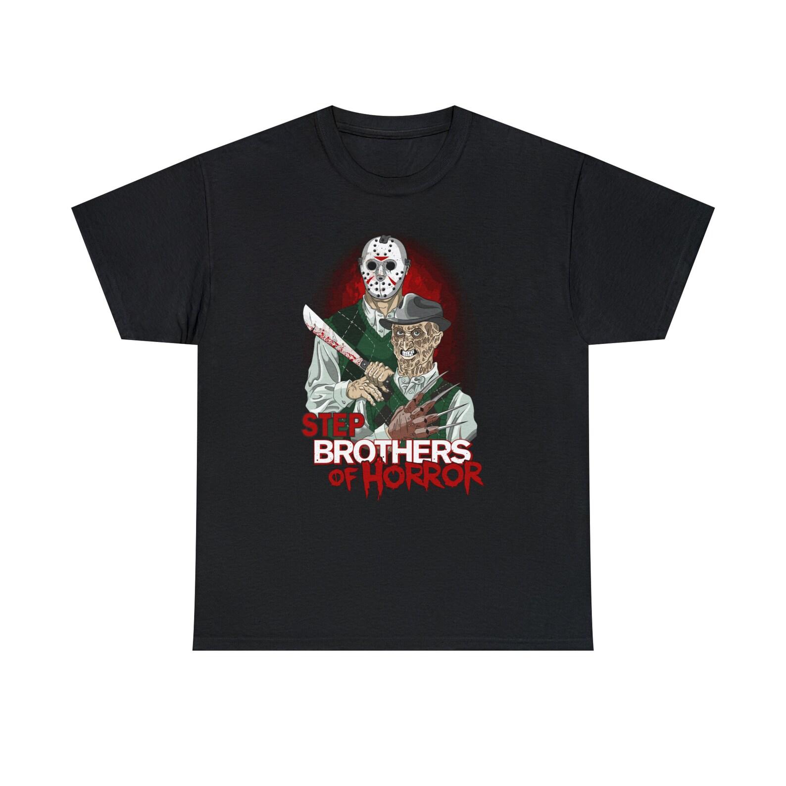 Stepbrothers - Jason & Freddy Vector Gildan Unisex Heavy Cotton Tee 300 d.p.i. or higher resolution 100