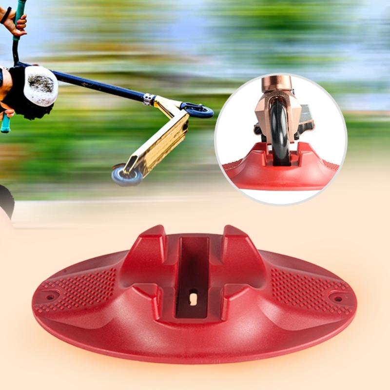 Durability Anti Rusts Scooters Parking Brackets Secure Wheel Holder Easy Installation Compacts Space Saving