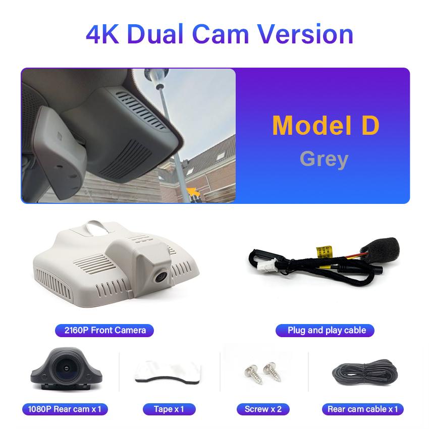 Model D Dash Cam 4K Car DVR For Mercedes-Benz C Class W205 W204 C300 C180 C200 C220 C250 C260 2015-2026 WiFi APP Connect Camera