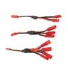 Red JST Y Parallel Adapter Harness Set Simple Installation JST Plug Splitter Y Cable for Traxxas