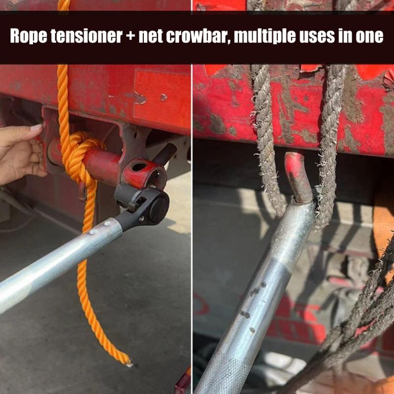 Truck Steel Cable Tightening Wrench Rope Tightener with Nonslip Long Handle Truck Steel Cable Tightener