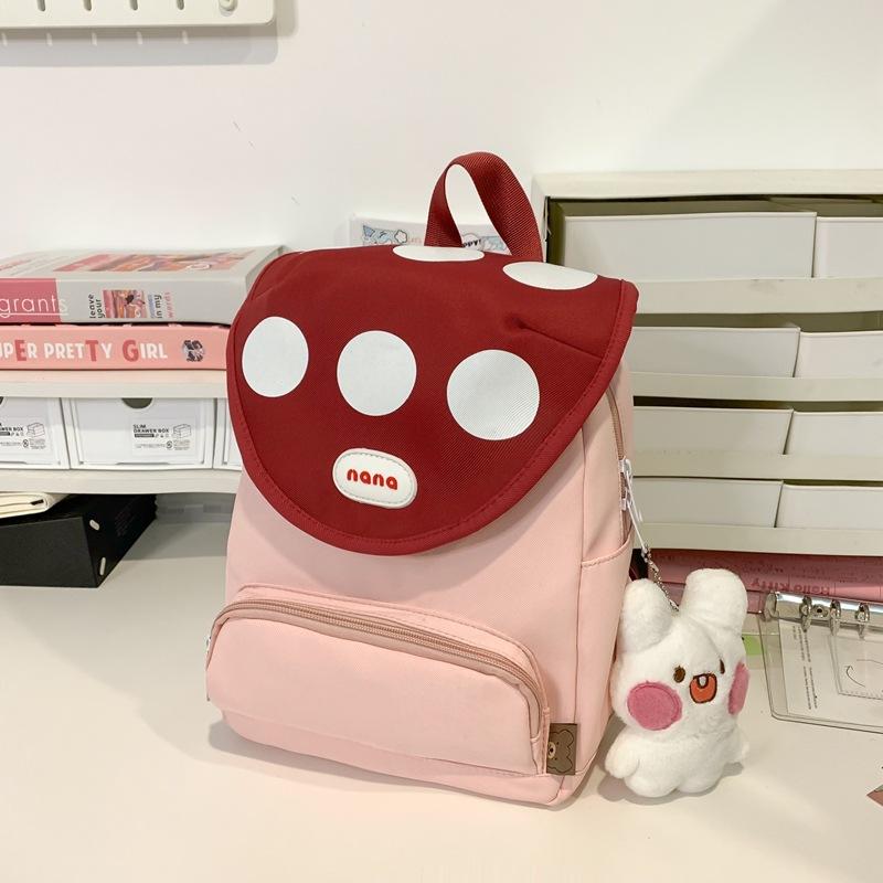 Cute Dopamine Girls' Schoolbags College Students' Travel Bags New Japanese Backpacks and Backpacks.