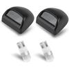 Bestview License Plate Lights Tag Lamp With Black Housing Cover 6000K White Bulbs Assembly Replacement For Chevy Silverado GMC Sierra 1500 2500 3500