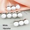 10 ks Knoflíkové špendlíky pro zakrytí Dámská košile Brož Knoflíky Špendlíky Bez šití Knoflíkové špendlíky Zavírací špendlíky Pro DIY Oblečení Šaty Aaccessories