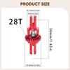 1:28 RC Car Differential Assembly Accessory Modification Aluminum Alloy Replacement