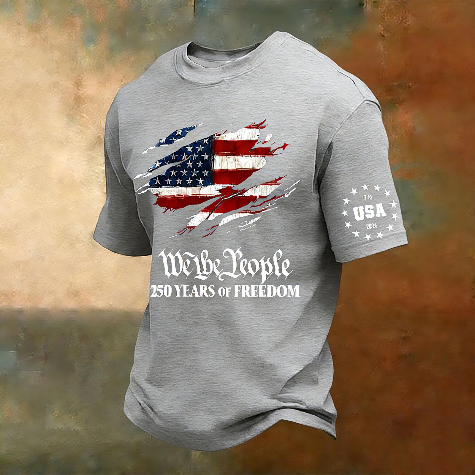 Men s Casual Round Neck Short Sleeve T-Shirt S