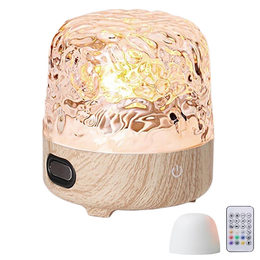 Multicolor Dynamic Water Ripple Lamp with 16 Color Effects Ambient Night Light for Bedroom Living Office Restaurant Bedroom Bar