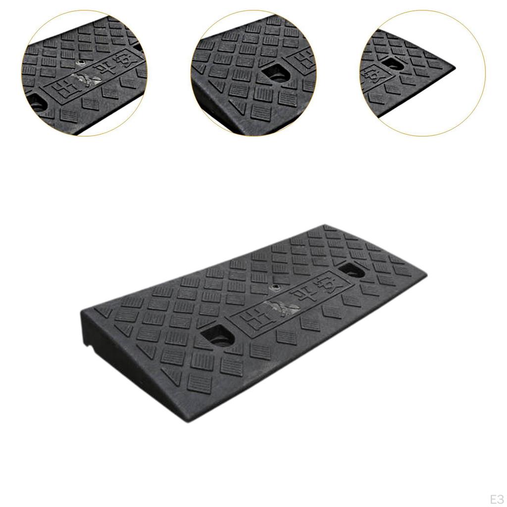 Anti Skid Driveway Curb Ramp Versatile Portable,over The Threshold,Threshold Pad,Roadside Slope