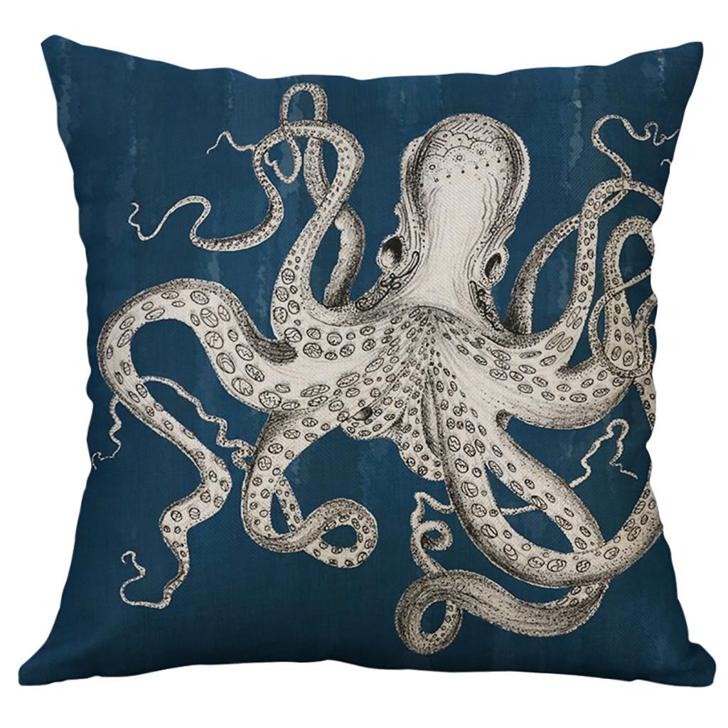 octopus pillow cover
