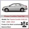 Car Magnetic Mesh Sunshade For Toyota Corolla E140 E150 2009~2013 2011 Window Sun Visor Curtains Shade Stickers Auto Accessories